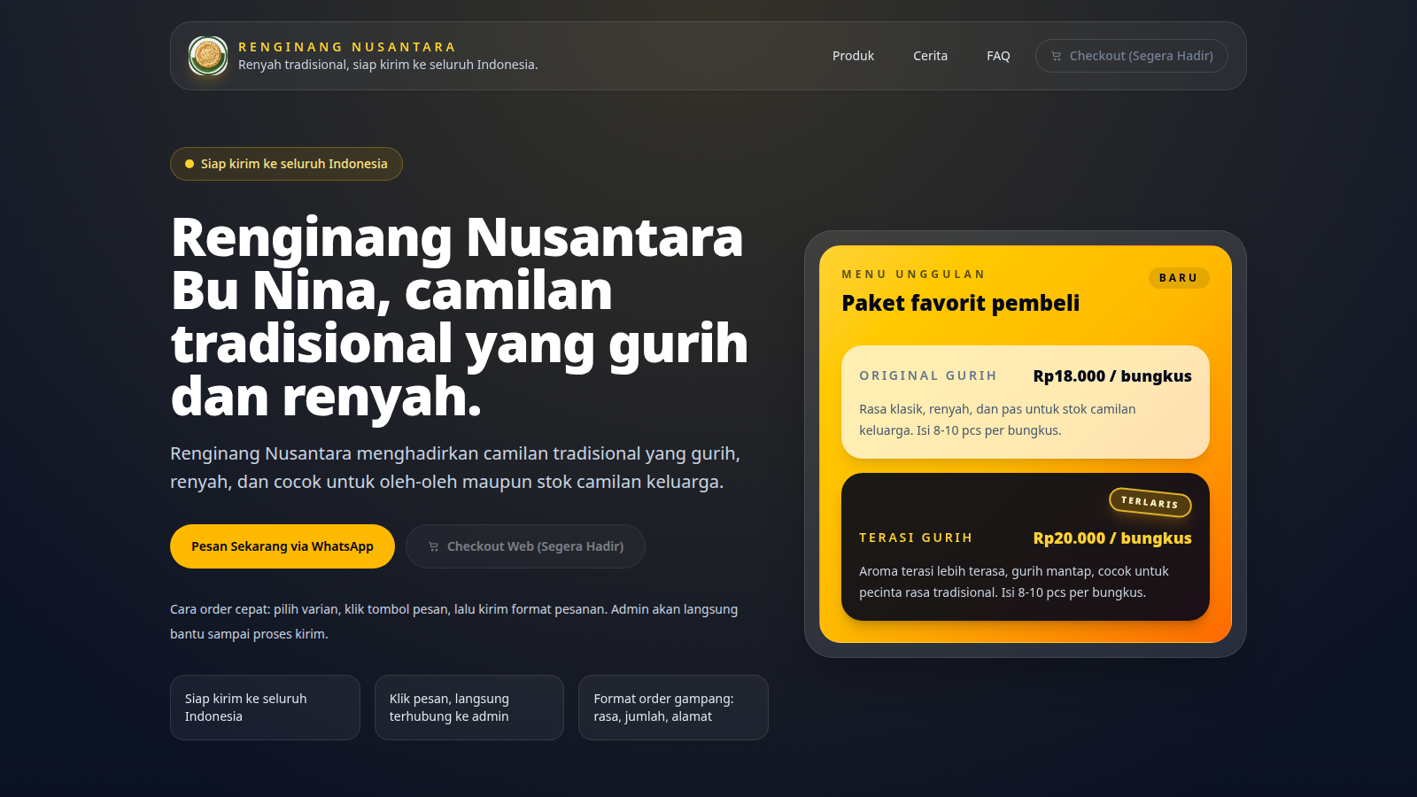 Renginang Nusantara